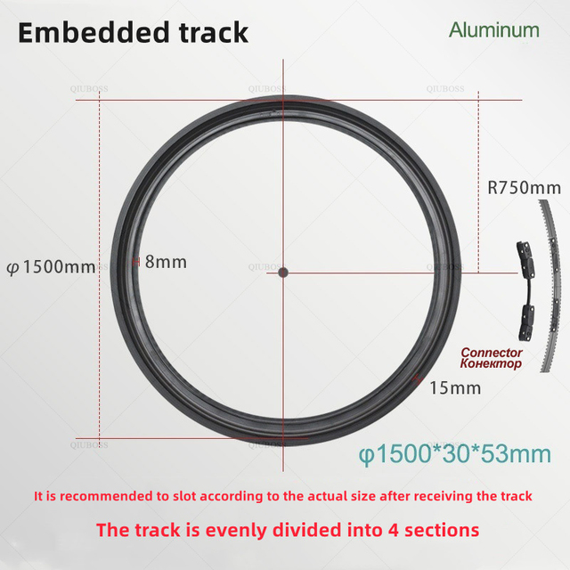 20Round Magnetic Track light Embedded Surface Mounted Living Room Arc Without Main Light Dark Mounted Led Borderless Line Lights - magnetic track led light - 5