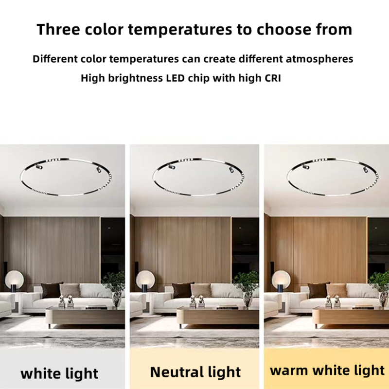 20Round Magnetic Track light Embedded Surface Mounted Living Room Arc Without Main Light Dark Mounted Led Borderless Line Lights - magnetic track led light - 35
