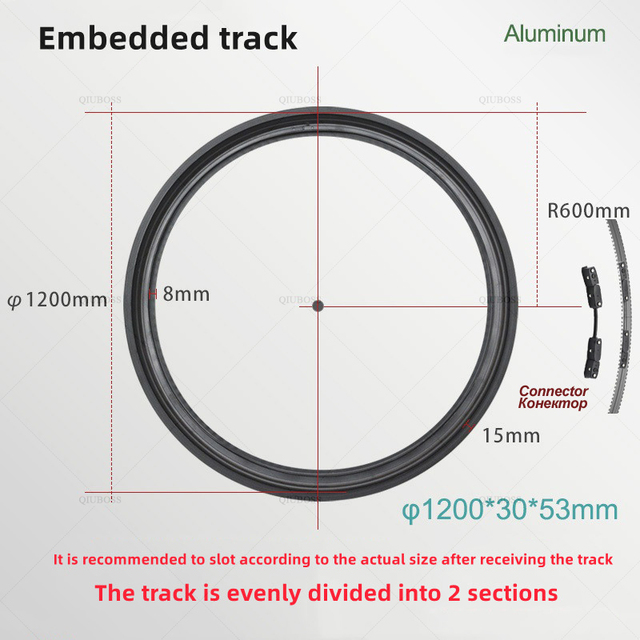 20Round Magnetic Track light Embedded Surface Mounted Living Room Arc Without Main Light Dark Mounted Led Borderless Line Lights - magnetic track led light - 4