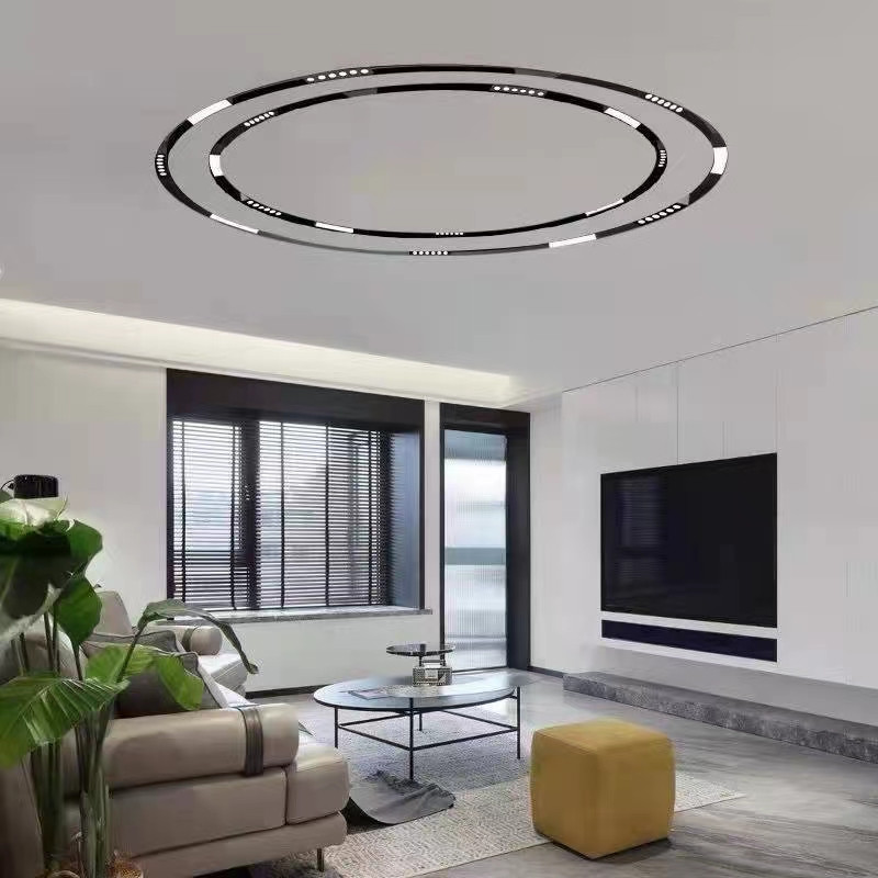 20Round Magnetic Track light Embedded Surface Mounted Living Room Arc Without Main Light Dark Mounted Led Borderless Line Lights - magnetic track led light - 24